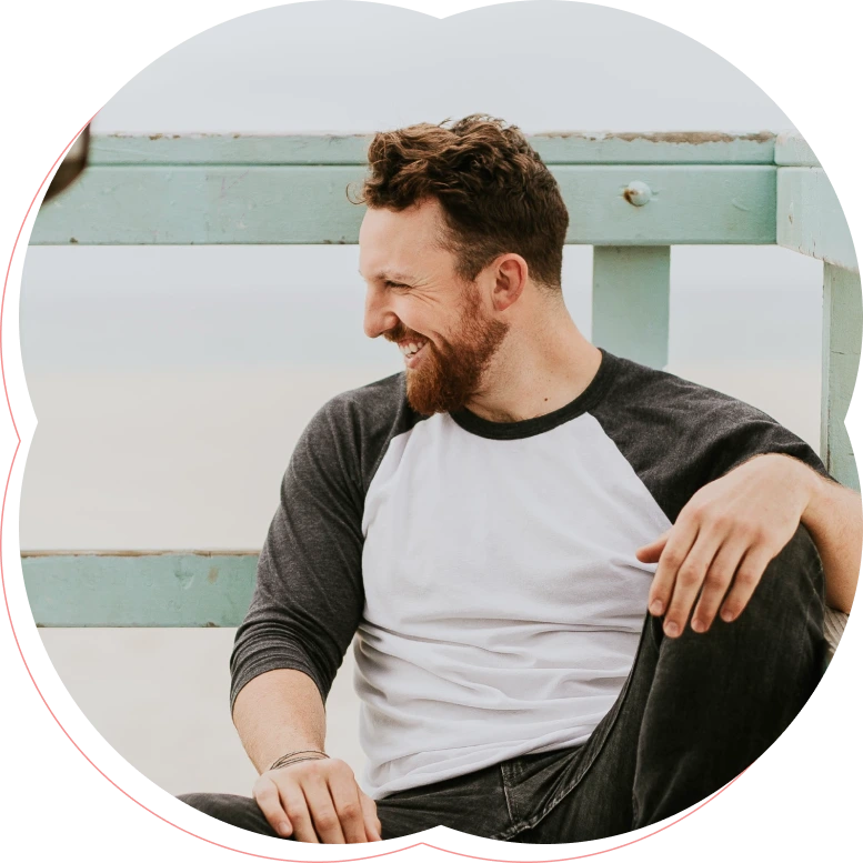 sitting guy